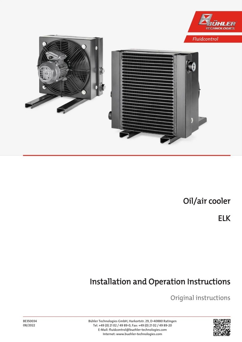 Buhler ELK Series Installation and operation instruction