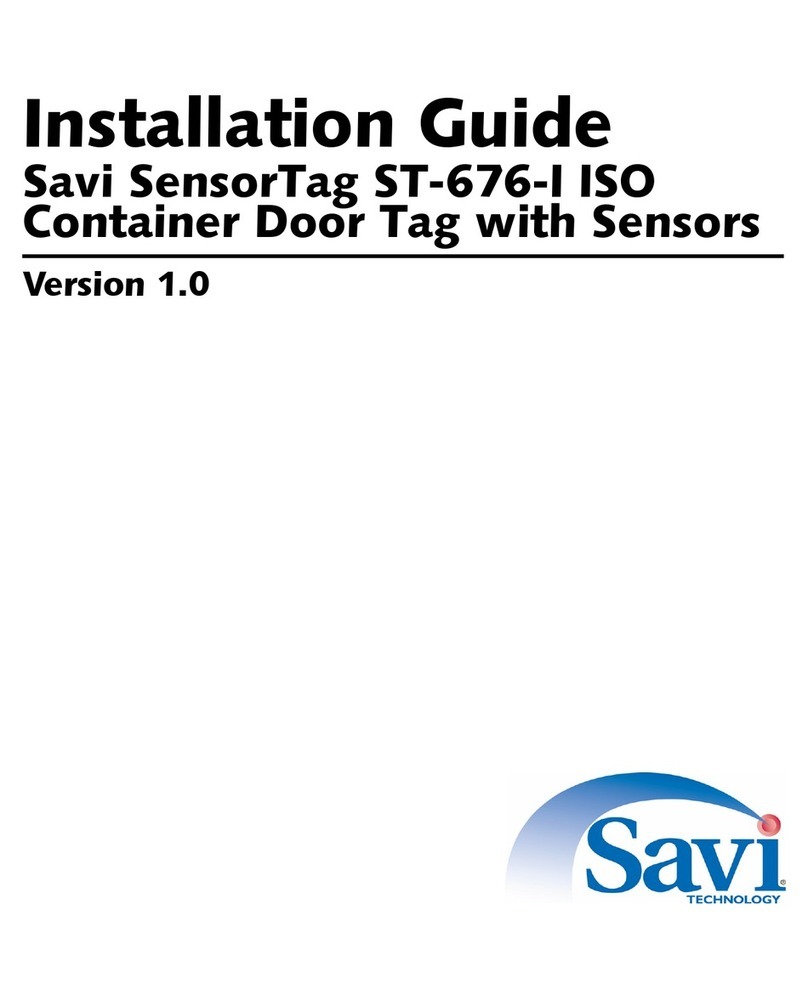 Savi SensorTag ST-676-I installation guide