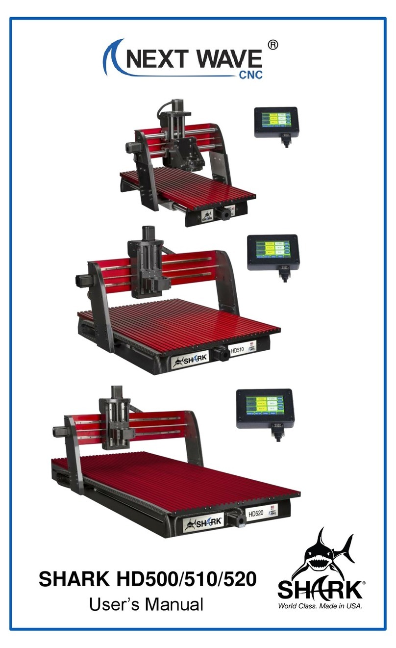 Next Wave CNC SHARK HD500 user manual