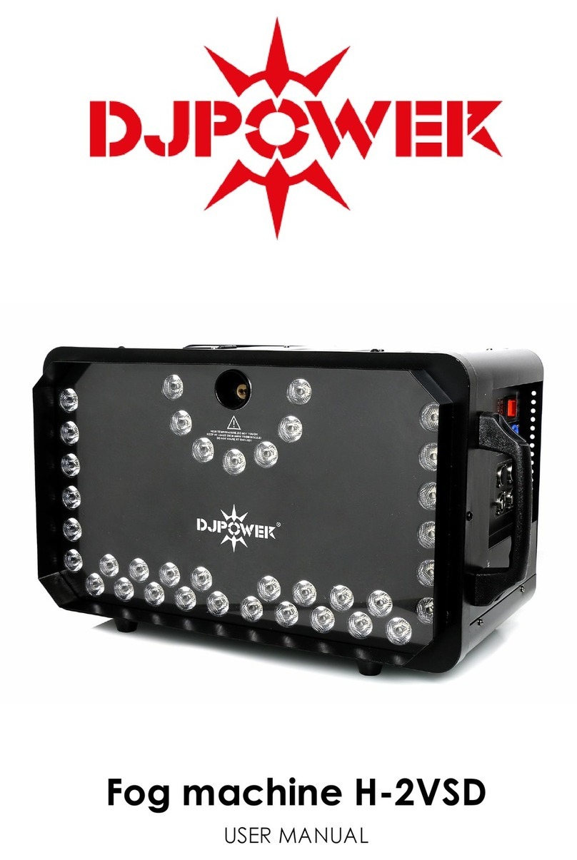 dj power H-2VSD user manual