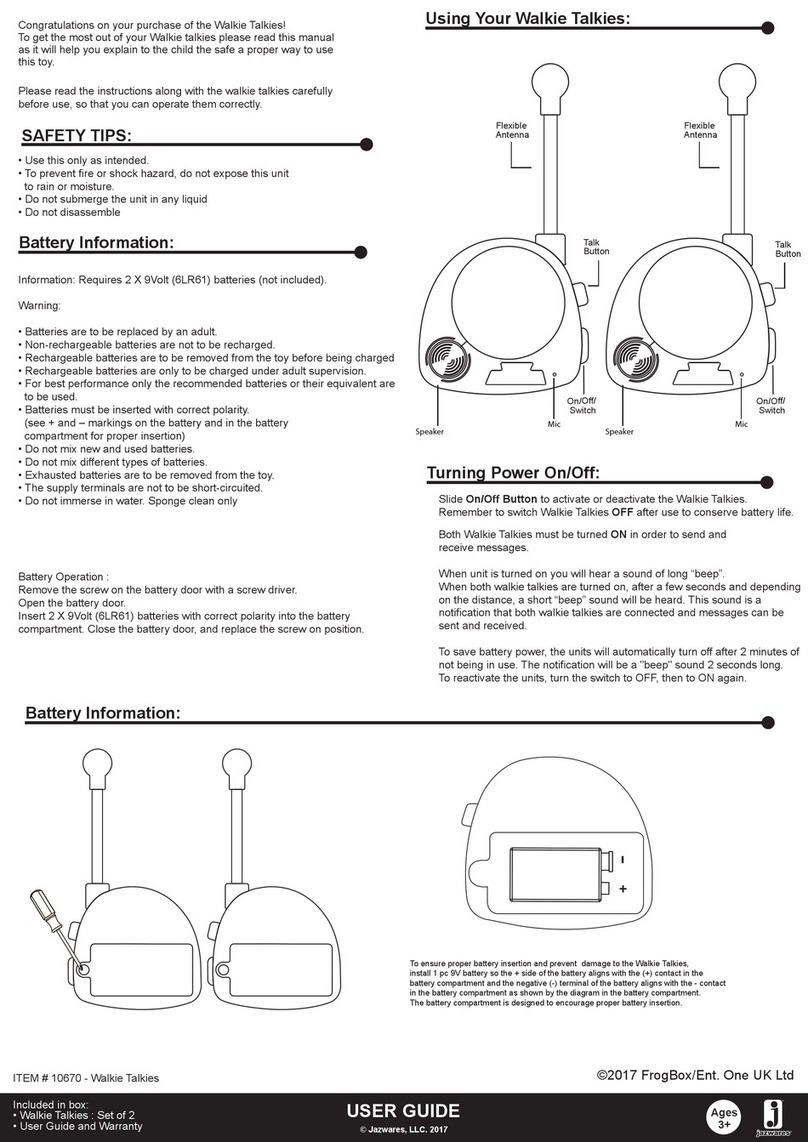 Jazwares 10670 user guide