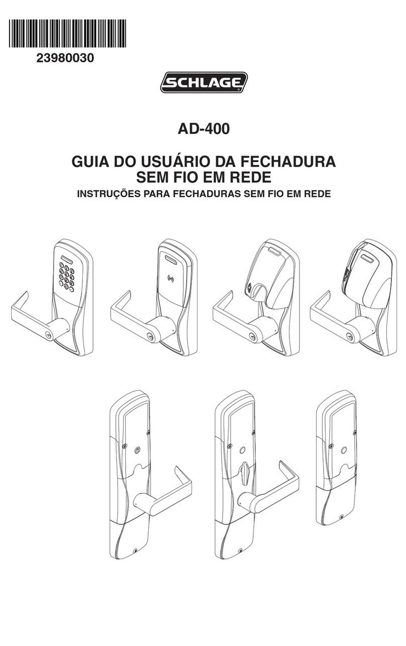 Ingersoll-Rand Schlage AD-400 user guide