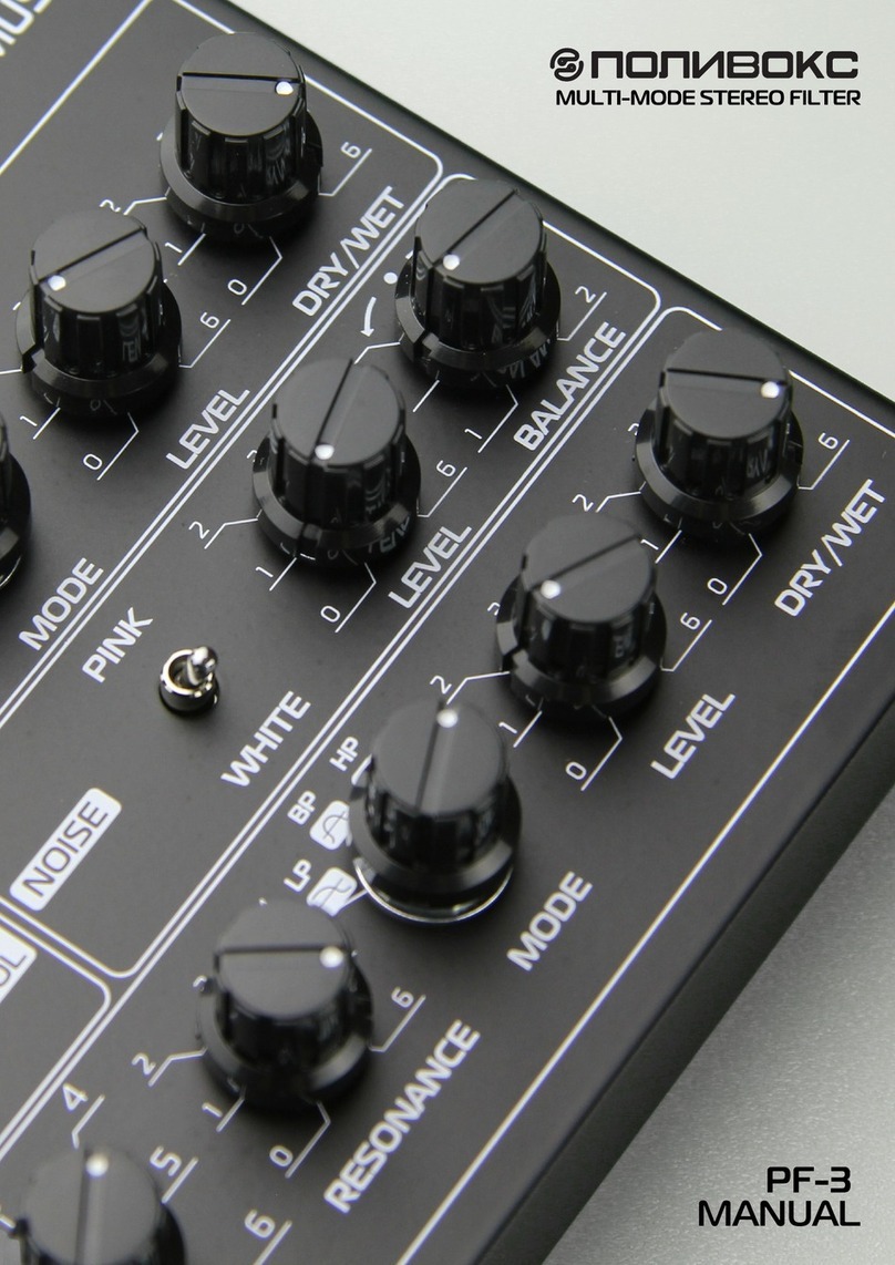 ELTA music POLYVOX PF3 manual