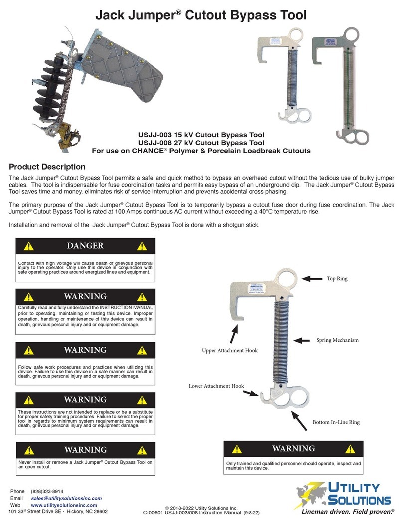Utility Solutions Jack Jumper USJJ-003 User manual