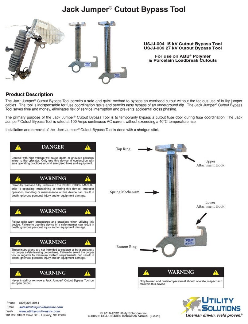 Utility Solutions Jack Jumper USJJ-004 User manual