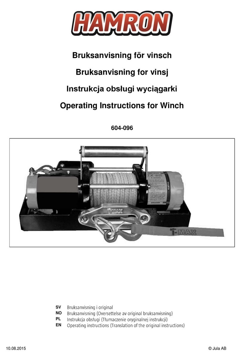 Hamron 604-096 User manual