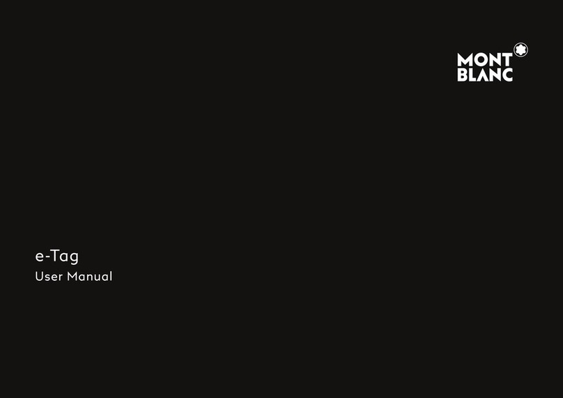 Mont Blanc e-Tag user manual