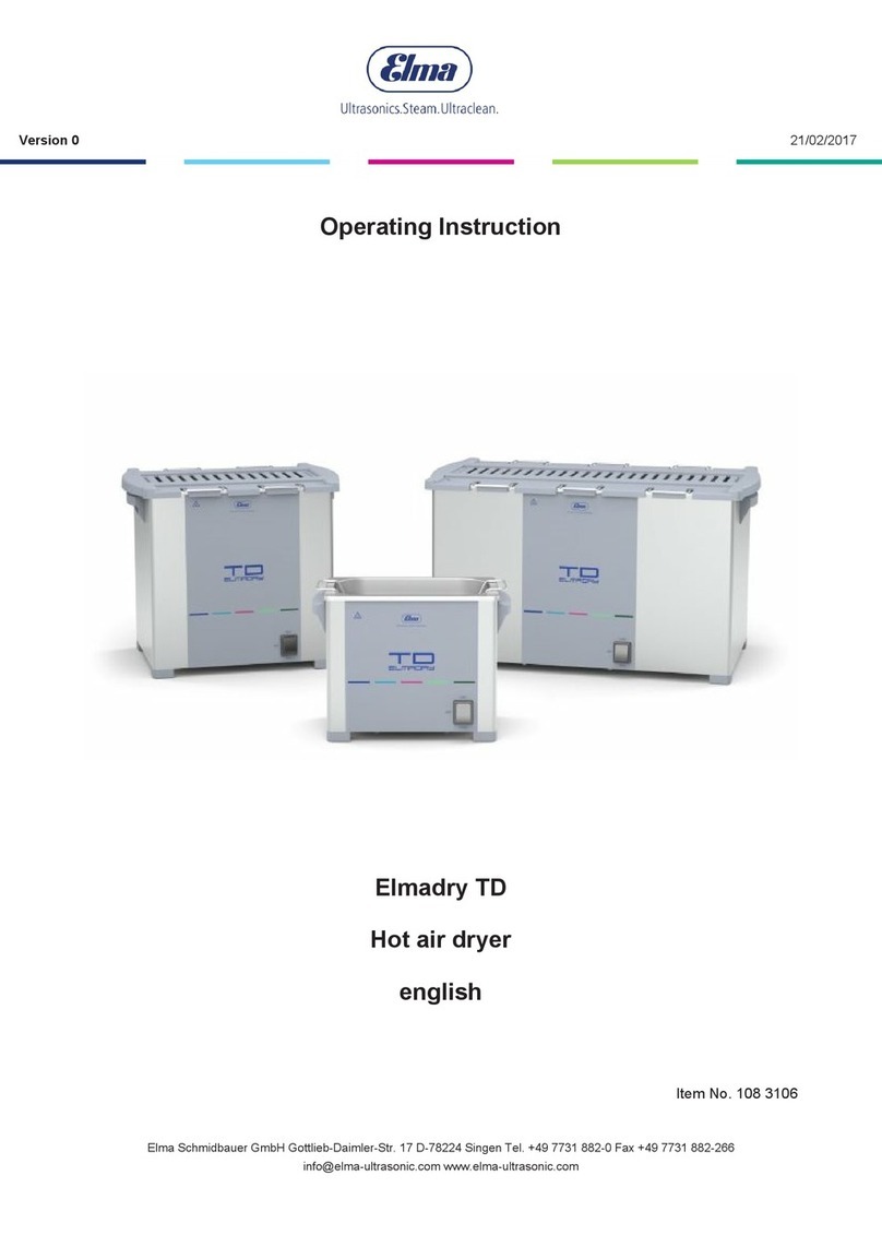 Elma Elmadry TD Operating	 instruction