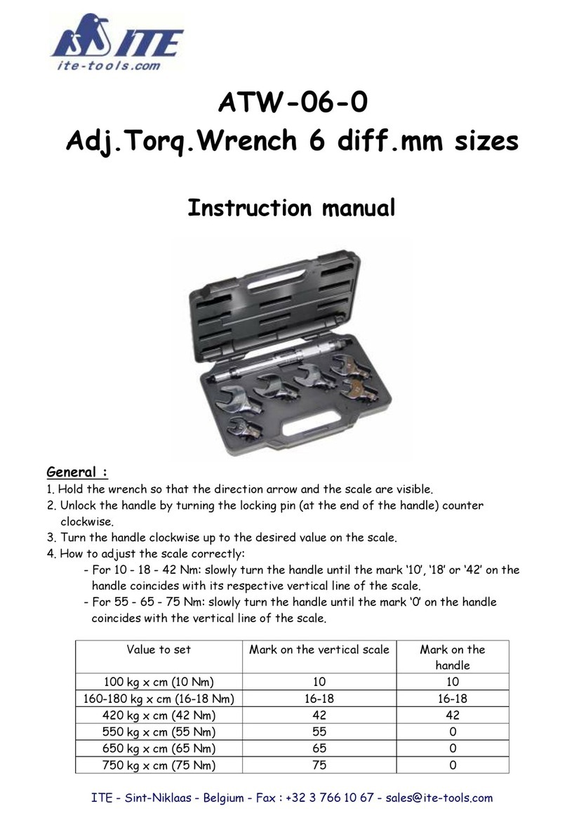 ITE ATW-06-0 instruction manual