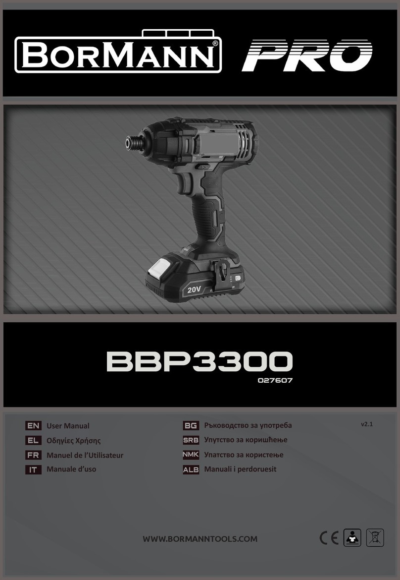 BorMann Pro BBP3300 user manual