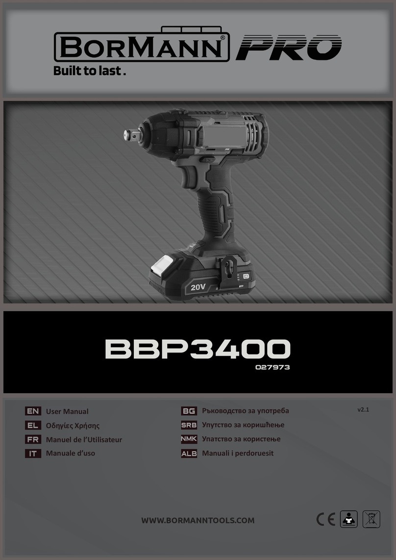 BorMann Pro BBP3400 user manual