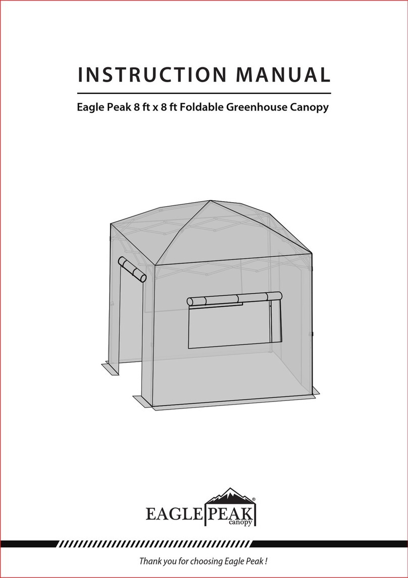Eagle Peak Foldable Greenhouse Canopy instruction manual