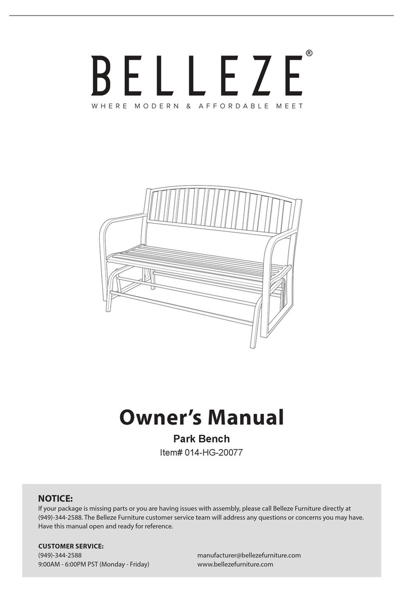 Belleze 014-HG-20077 owner's manual