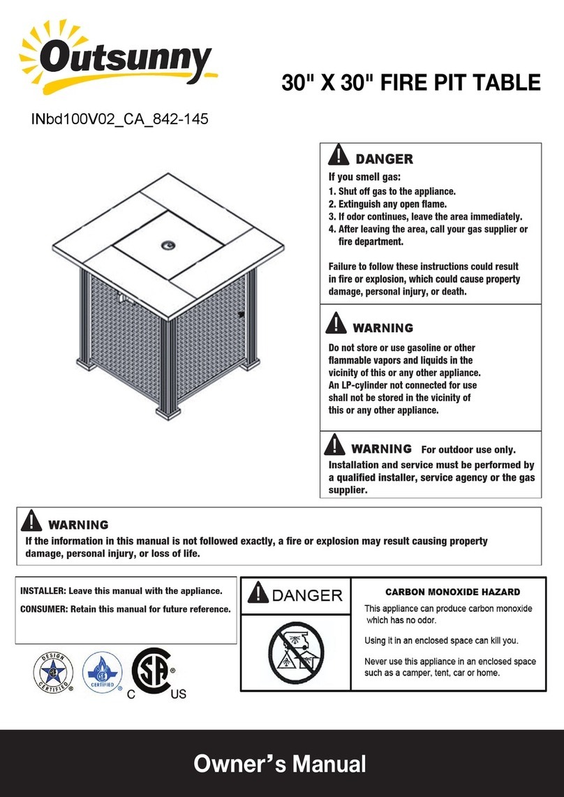 Outsunny 842-145 owner's manual