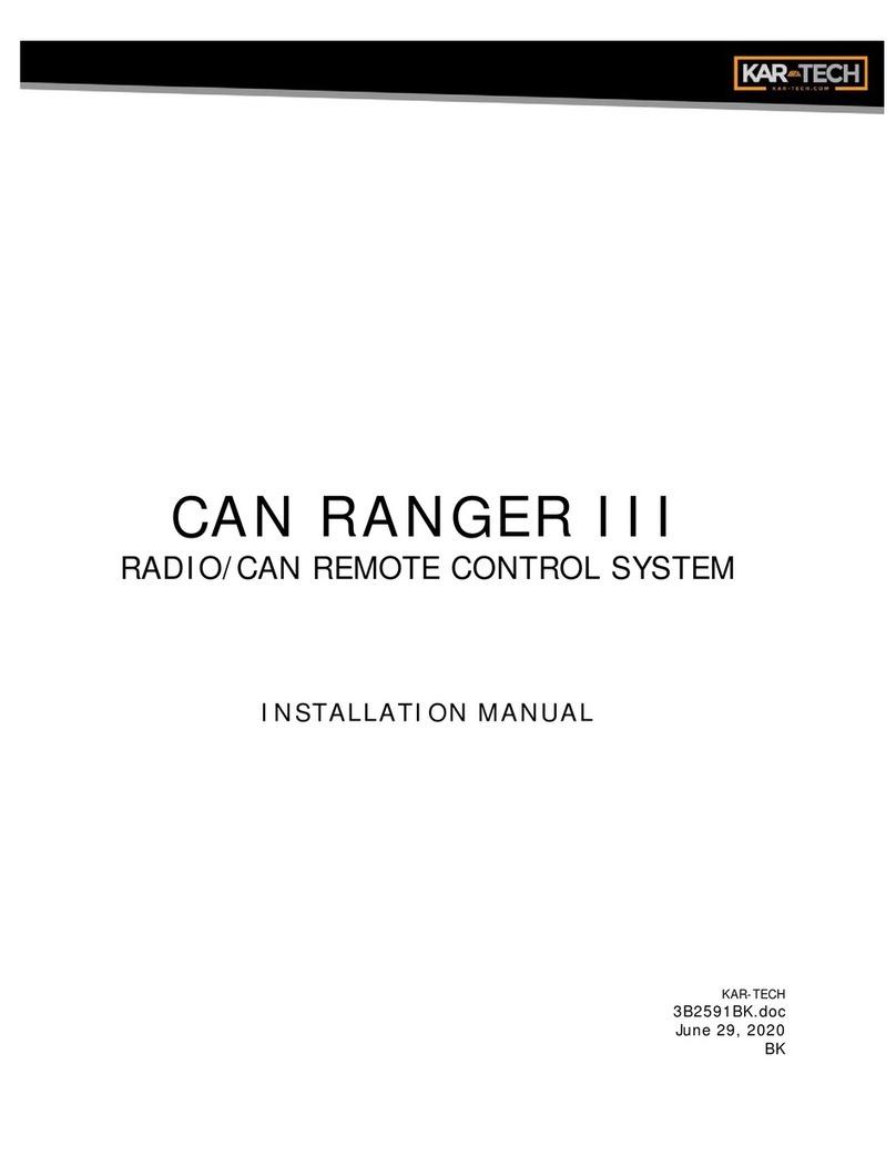 KAR-TECH CAN RANGER III User manual