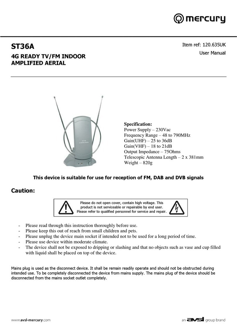Mercury ST36A user manual
