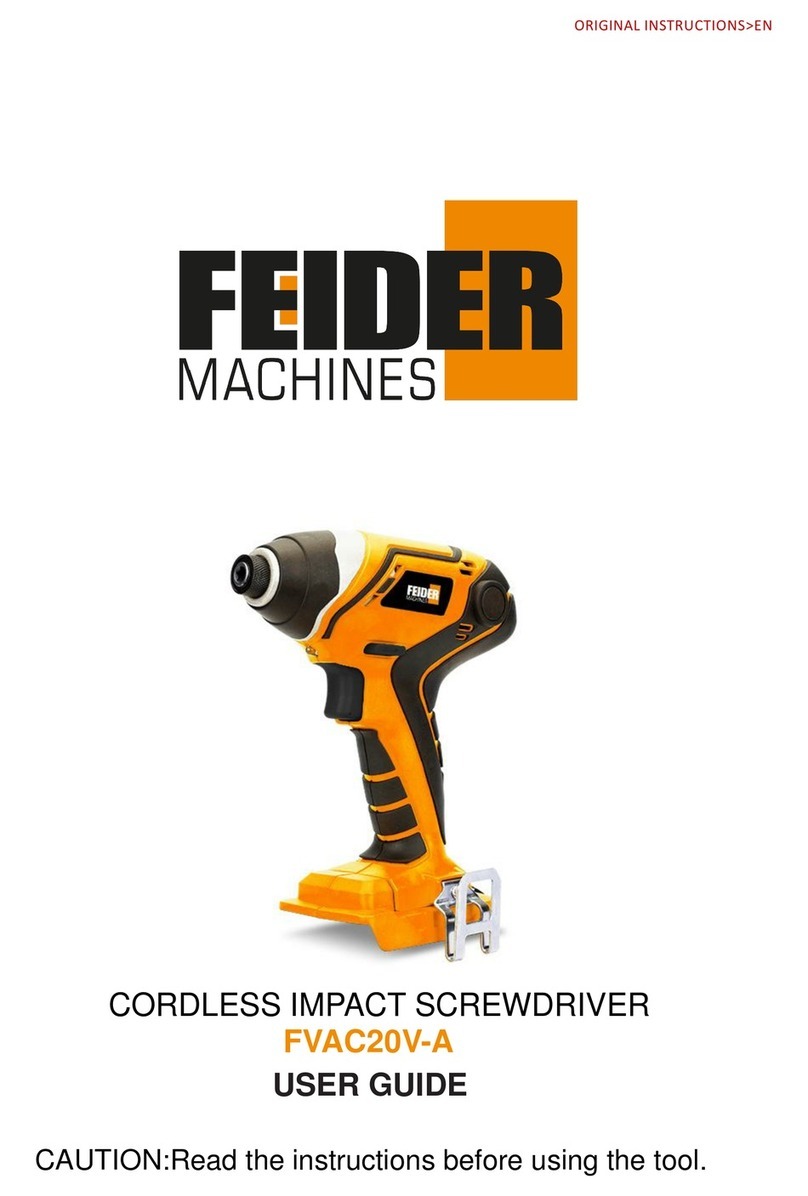 Feider Machines FVAC20V-A User manual