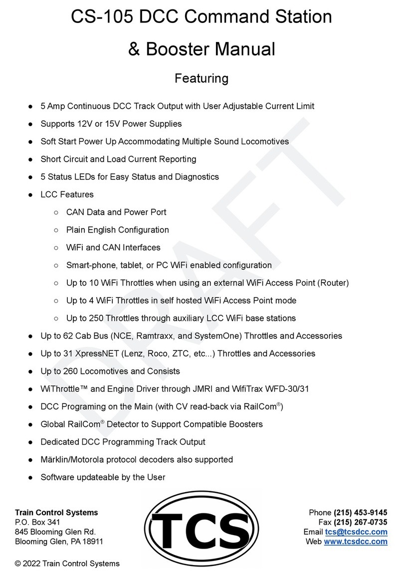 TCS CS-105 manual