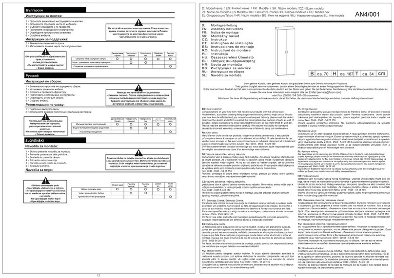 Finori AN4/001 User manual