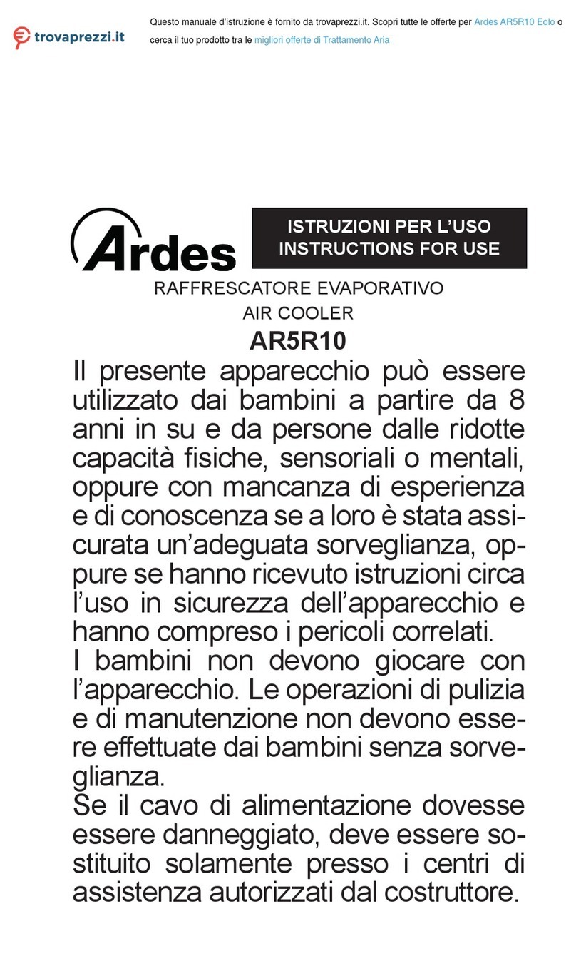 ARDES AR5R10 User manual