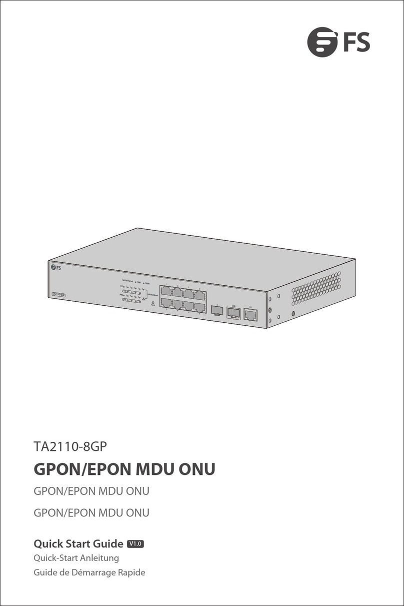 FS TA2110-8GP User manual