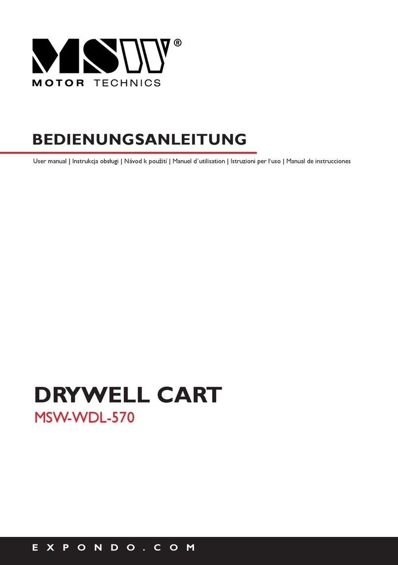 MSW Motor Technics MSW-WDL-570 user manual