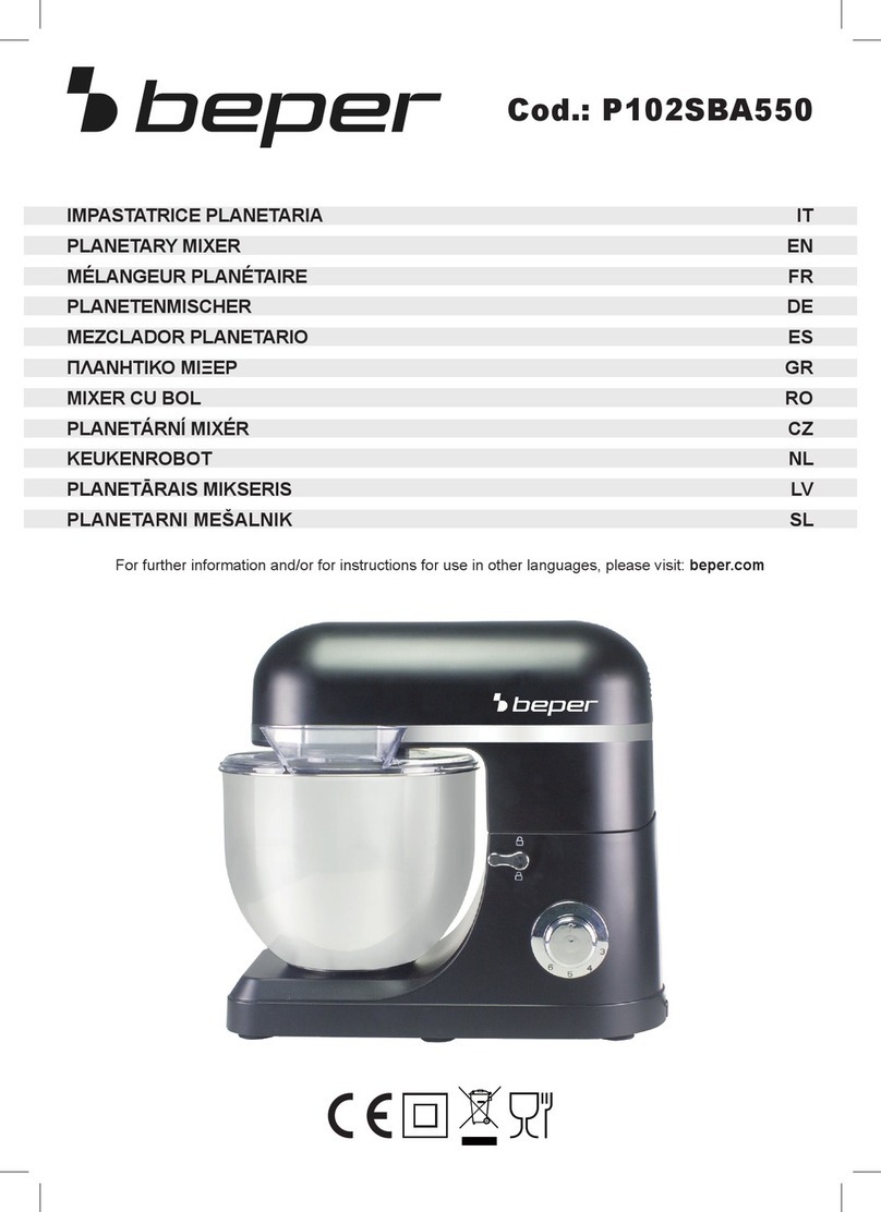 Beper P102SBA550 User manual