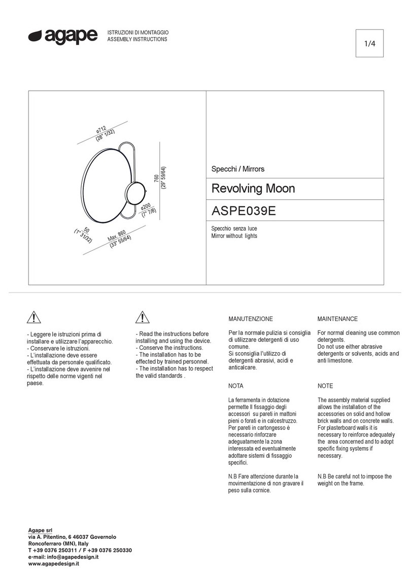 agape Revolving Moon Assembly instructions agape Revolving Moon Assembly instructions