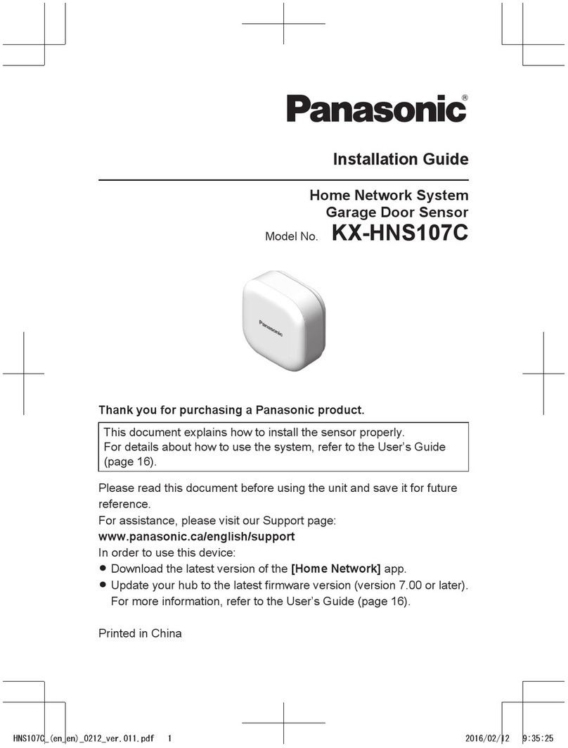 Panasonic KX-HNS107C installation guide