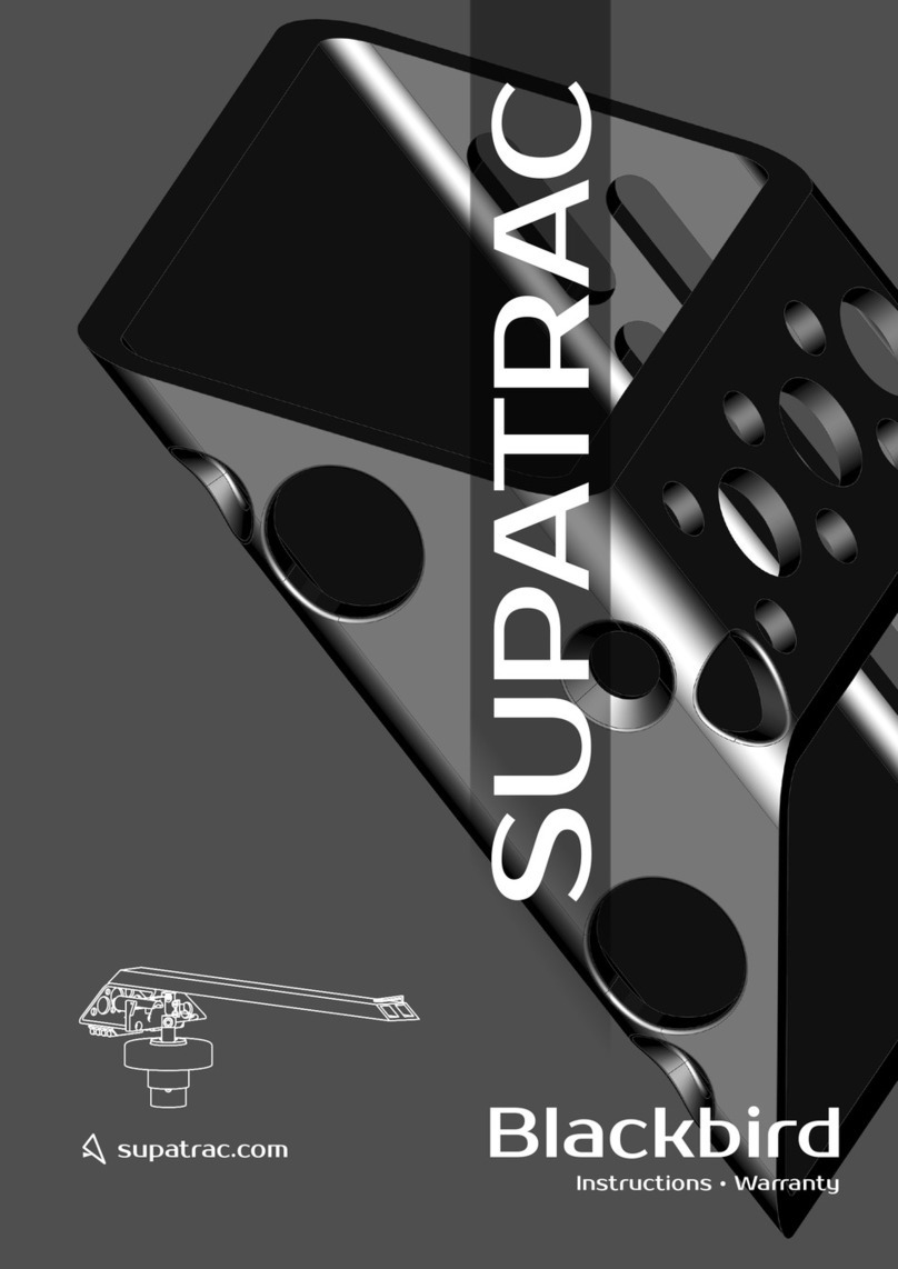 SUPATRAC Blackbird instructions