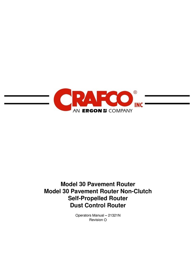 Ergon Crafco 30 User manual