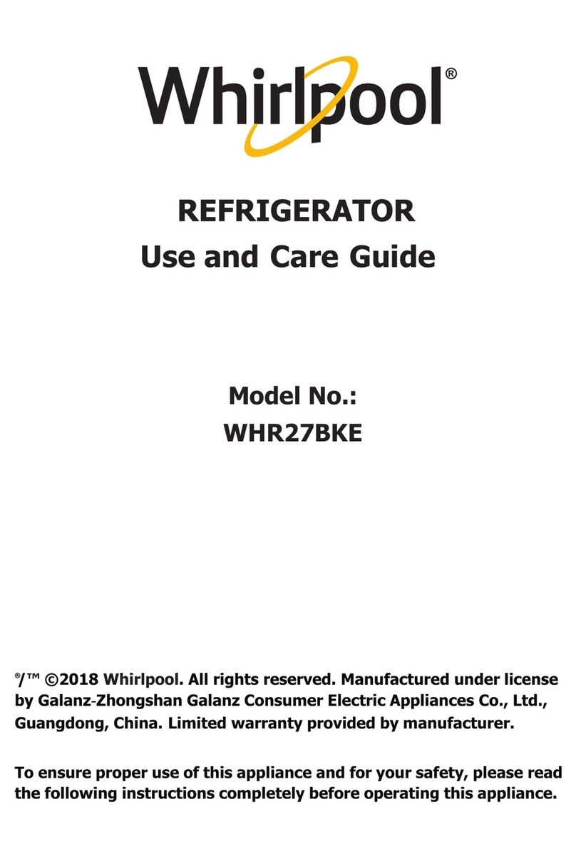 Whirlpool WHR27BKE Use and care guide