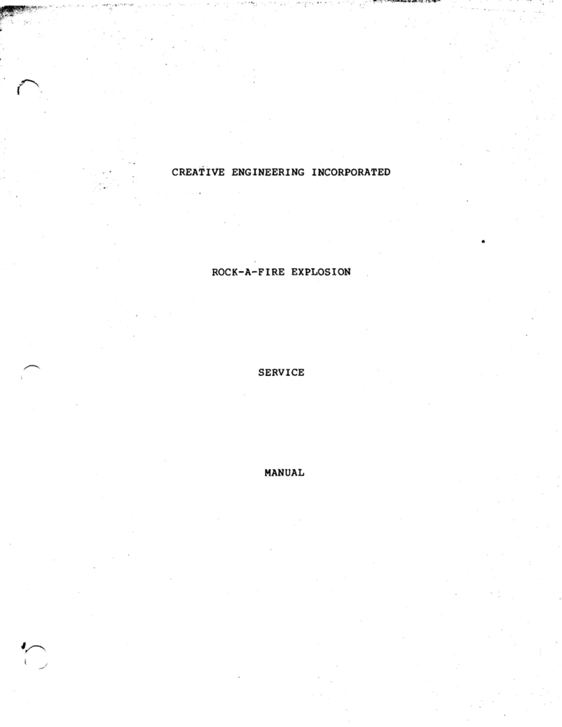 Creative Engineering ROCK-A-FIRE EXPLOSION Service manual
