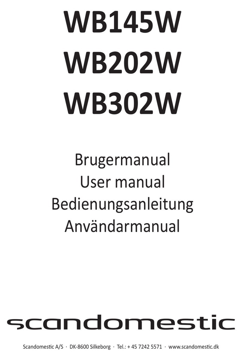 Scandomestic WB145W user manual