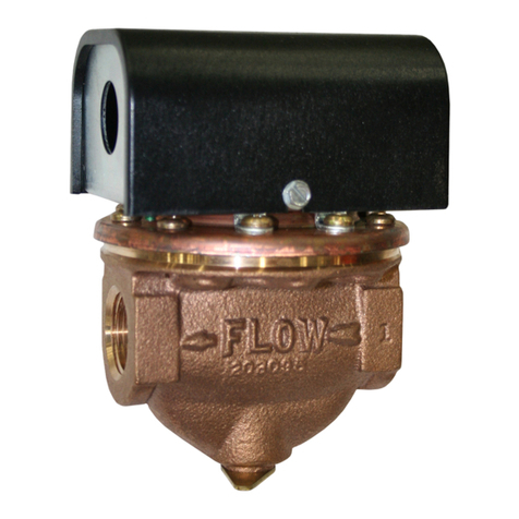 ITT McDonnell & Miller FS-6 Series Installation and operating instructions