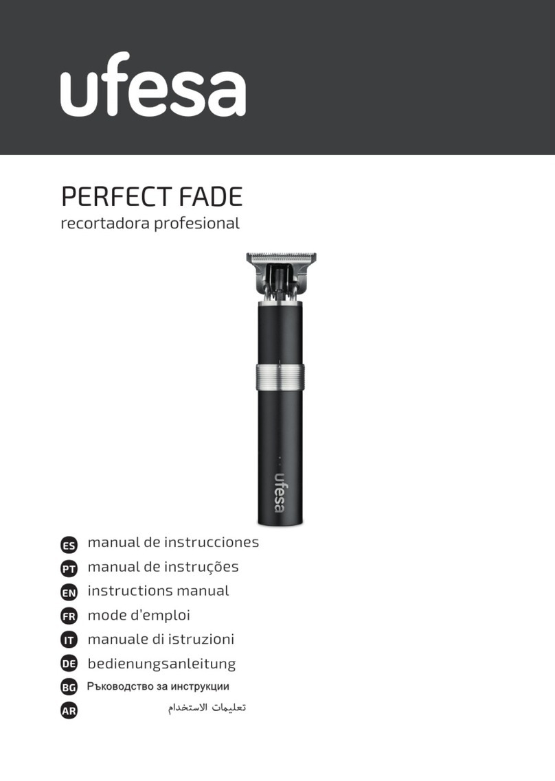 UFESA PERFECT FADE instruction manual