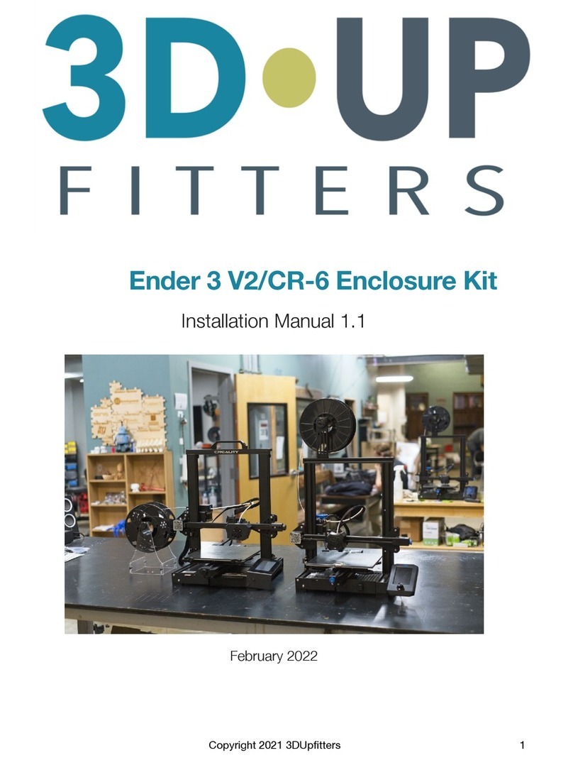 3D Upfitters Ender 3 V2/CR-6 Enclosure Kit installation manual