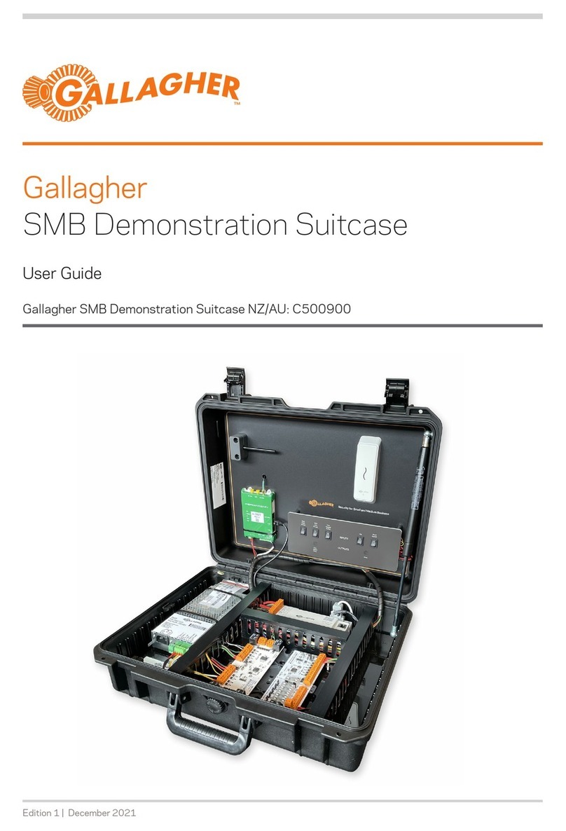 Gallagher SMB Demonstration Suitcase user guide