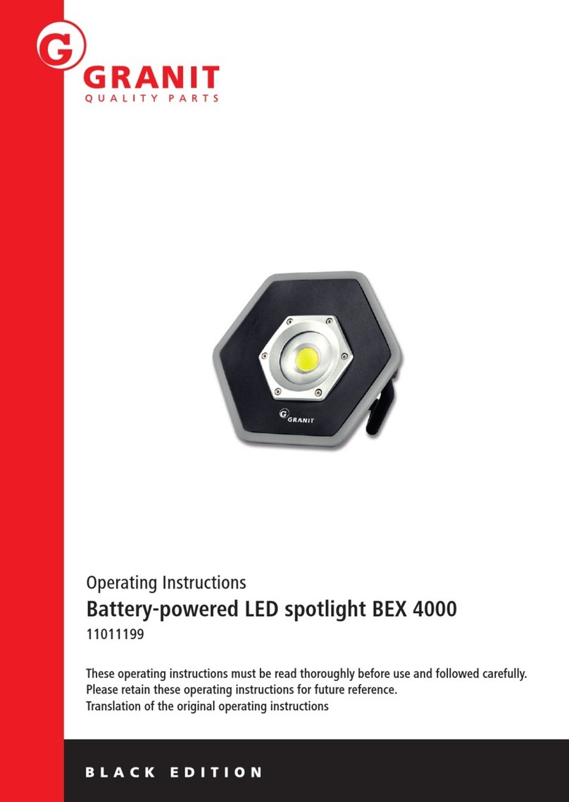 Granit BEX 4000 operating instructions