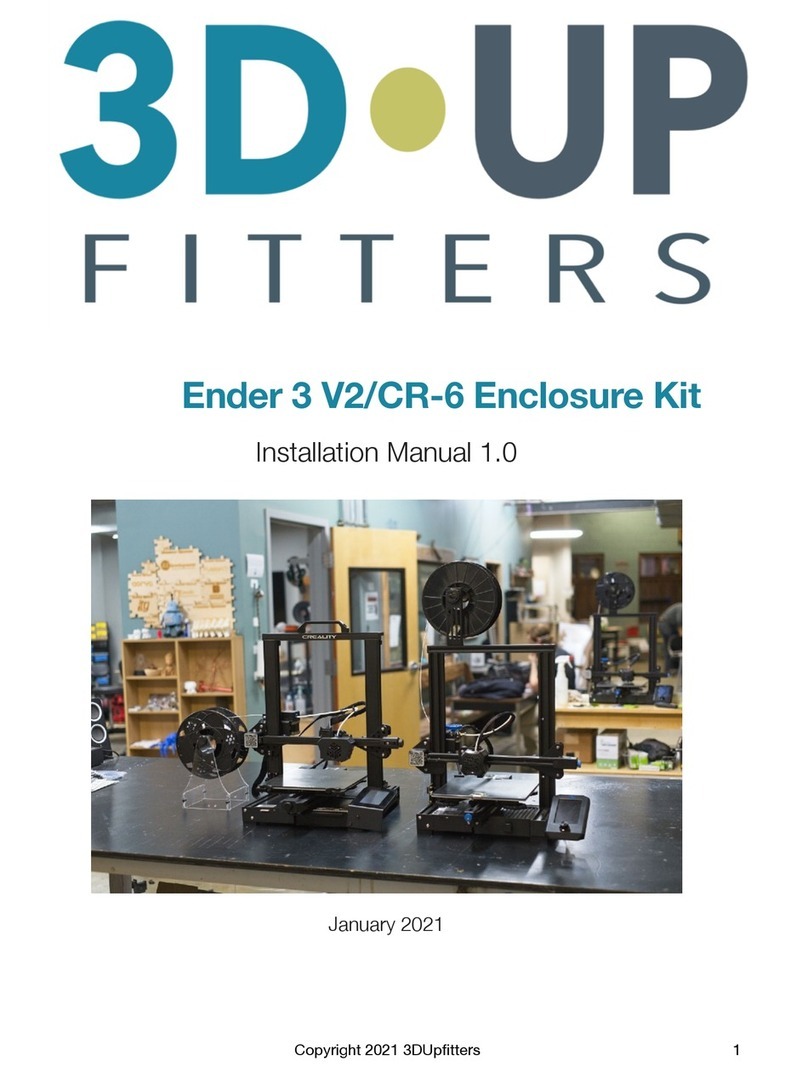 3D Upfitters Ender 3 V2/CR-6 Enclosure Kit installation manual