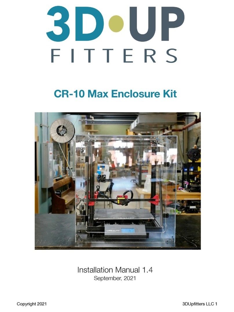 3D Upfitters CR-10 Max Enclosure Kit instruction manual
