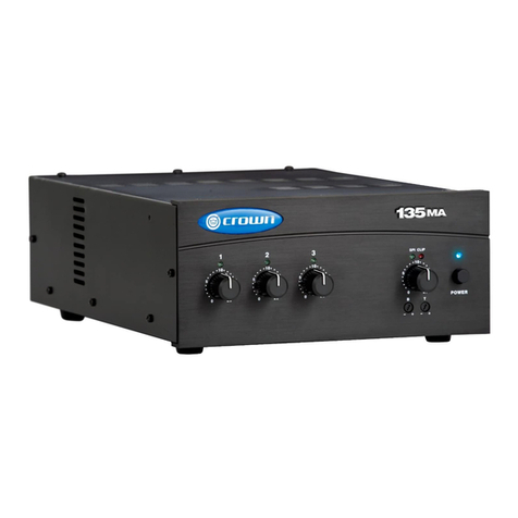 Crown 135MA User manual