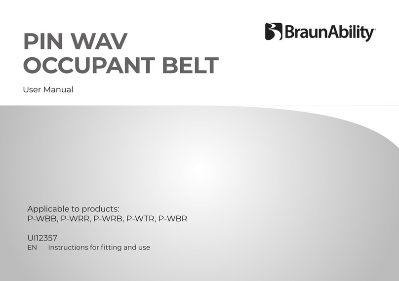 BraunAbility P-WBB user manual