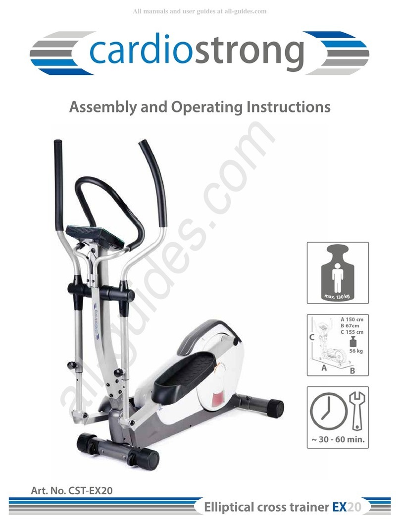 CARDIOSTRONG EX20 Assembly and operating instructions CARDIOSTRONG EX20 Assembly and operating instructions