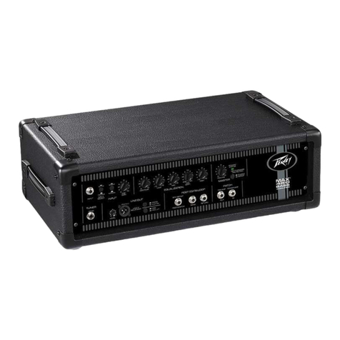 Peavey Max 450 User manual Peavey Max 450 User manual