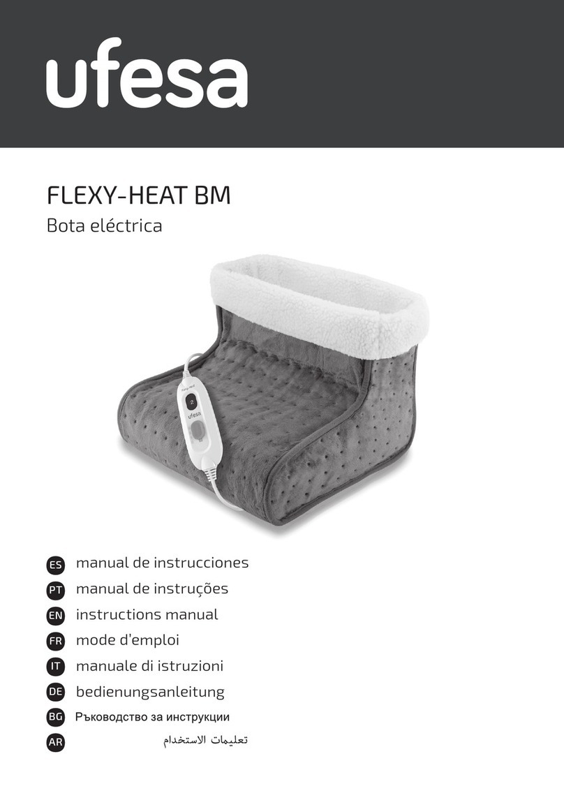 UFESA FLEXY-HEAT BM instruction manual