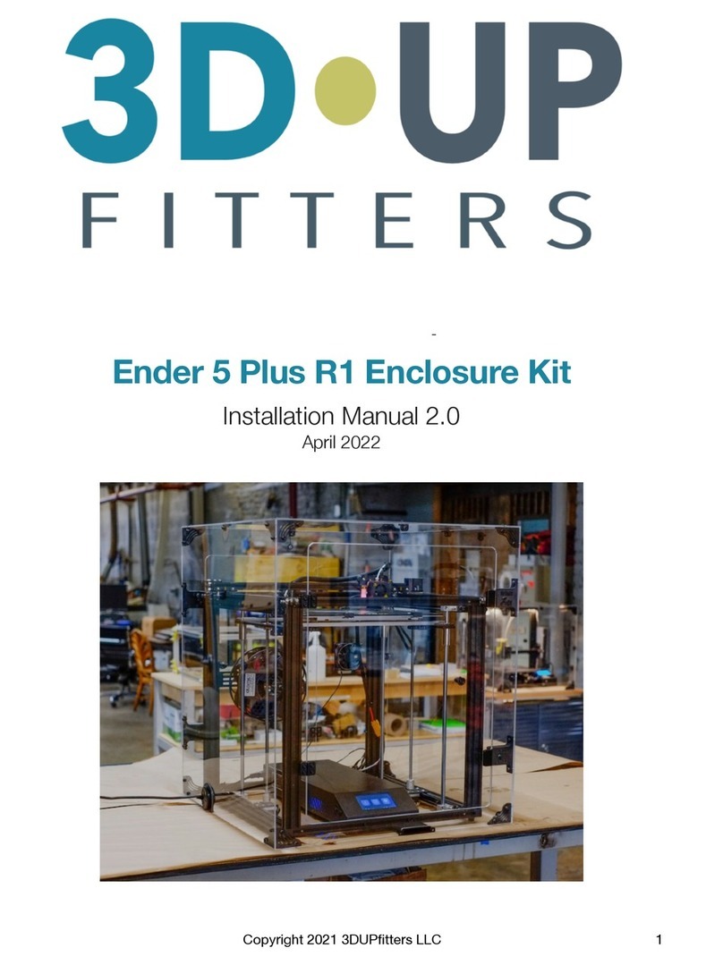 3D Upfitters Ender 5 Plus R1 Enclosure Kit User manual