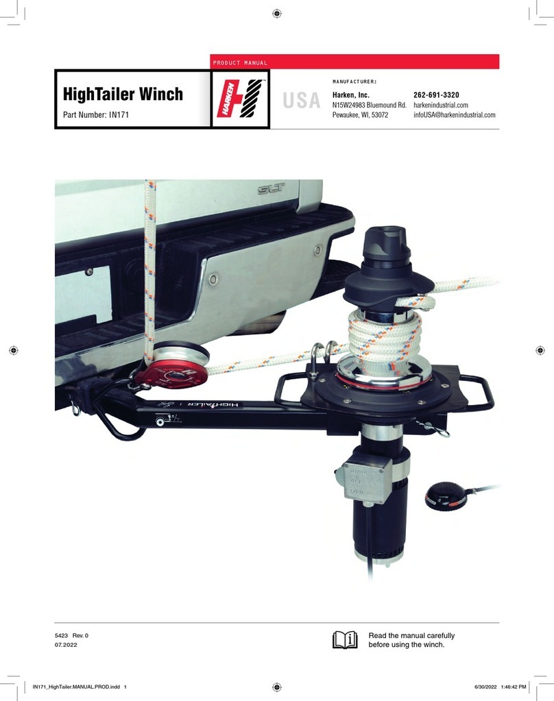 Harken HighTailer IN171 product manual