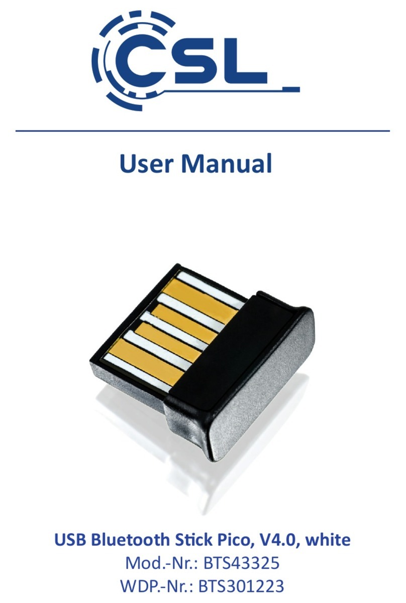 CSL BTS43325 user manual