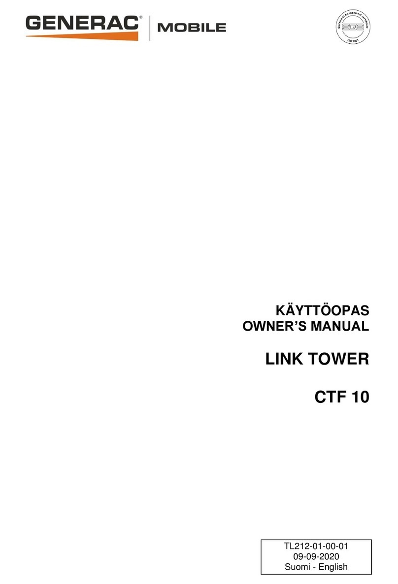 Generac Power Systems CTF 10 User manual Generac Power Systems CTF 10 User manual